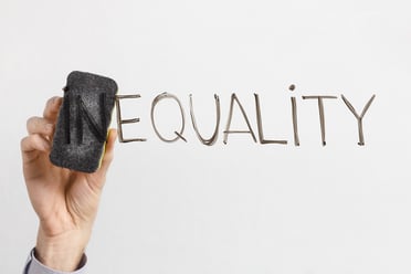 cleaning-part-in-in-word-inequality-on-white-backg-XPCDMVN